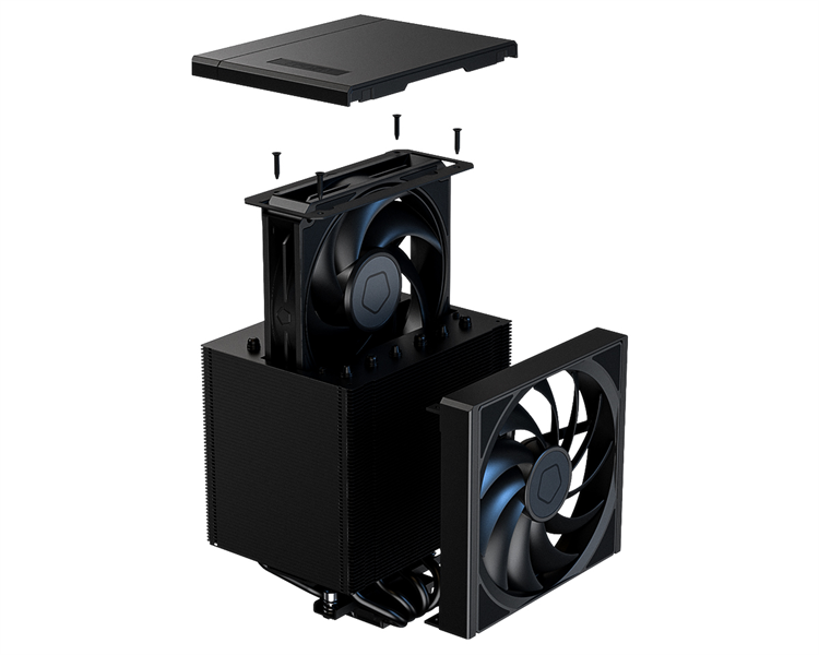 ID-COOLING FROZN A620 SLK LGA1954/1851/1700/1200/115X/AM5/AM4 (6шт/кор, TDP 260W, PWM, черный, 6 тепл.трубок + медная база, DUAL FAN 120mm) RET