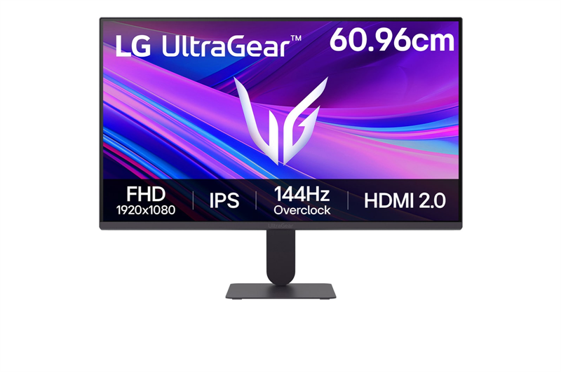 23.8 LG 24G411A-B, IPS, 1920x1080, 5ms , 250cd, 144Hz, HDMI+DP, black, Ex