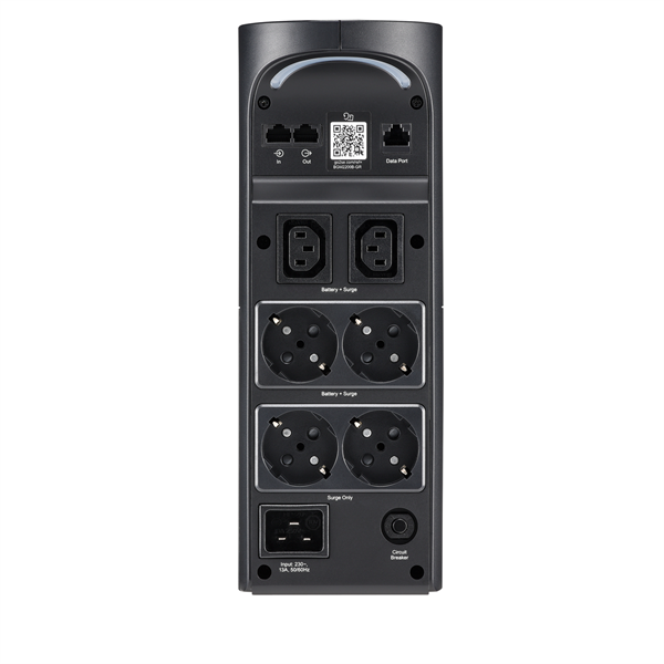 APC Back-UPS Pro for Gaming, 2200VA/1320W, 230V, 4xSchuko and 2xIEC C13 outlets, RGB Lights, Data/DSL protrct, 2x Type A and 1x Type C USB, M (после СЦ, царапины, потертости, неоригинальная упаковка) APC by Schneider Electric арт. BGM2200B-GR-NNC-001