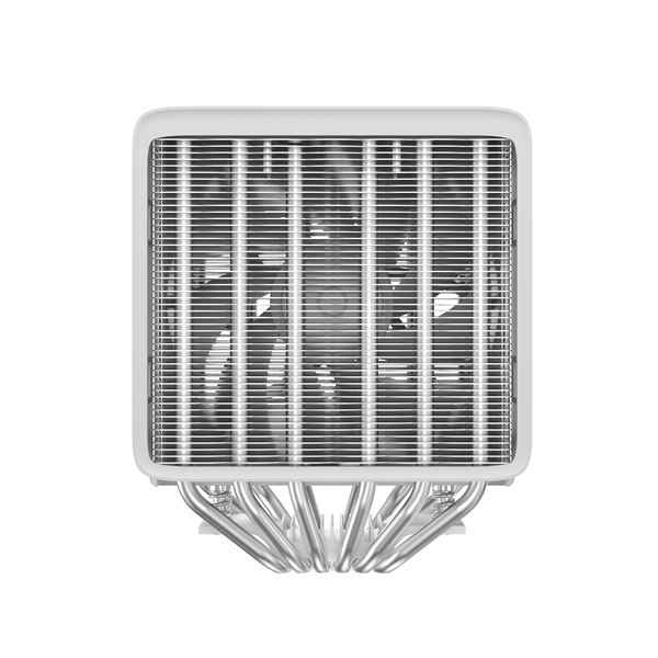 Ocypus Delta A62 EXS WH, 120mm FAN, FULL-COVER SHROUD, 6 HEAT PIPES, 4-PIN PWM, 600-1800 RPM, 31DBA, HYDRO BEARING, LGA115X/1200/1700/1851, AM4/AM5