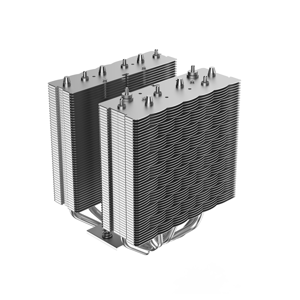 Ocypus Delta A62 EXS WH, 120mm FAN, FULL-COVER SHROUD, 6 HEAT PIPES, 4-PIN PWM, 600-1800 RPM, 31DBA, HYDRO BEARING, LGA115X/1200/1700/1851, AM4/AM5