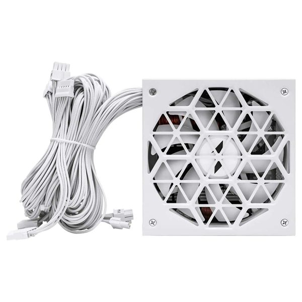 1STPLAYER ACK STANDARD 650W White / ATX 2.4, APFC, 80 PLUS Standard, Double Forward, Teapo main cap, 140mm fan, non-modular / HA-650AC1-WH