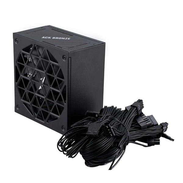 1STPLAYER ACK BRONZE 650W Black / ATX 3.1, APFC, 80 PLUS Bronze, Double Forward, full Teapo caps, 140mm fan, non-modular / HA-650AA2