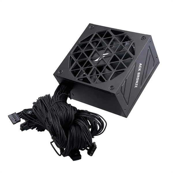 1STPLAYER ACK BRONZE 650W Black / ATX 3.1, APFC, 80 PLUS Bronze, Double Forward, full Teapo caps, 140mm fan, non-modular / HA-650AA2