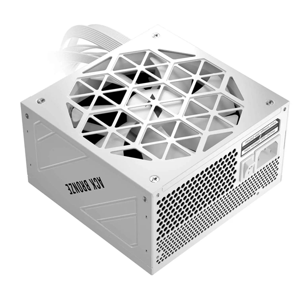 1STPLAYER ACK BRONZE 750W White / ATX 3.1, PCIe 5.1, APFC, 80 PLUS Bronze, Double Forward, full Teapo caps, 140mm fan, non-modular / HA-750AA2-WH