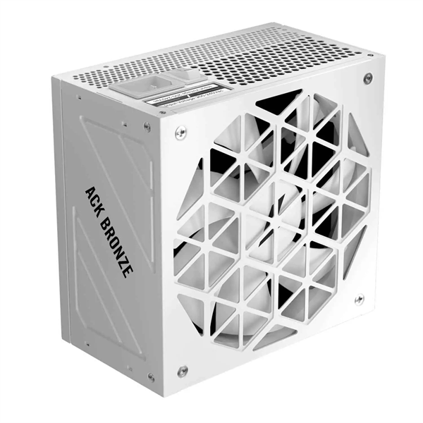 1STPLAYER ACK BRONZE 750W White / ATX 3.1, PCIe 5.1, APFC, 80 PLUS Bronze, Double Forward, full Teapo caps, 140mm fan, non-modular / HA-750AA2-WH