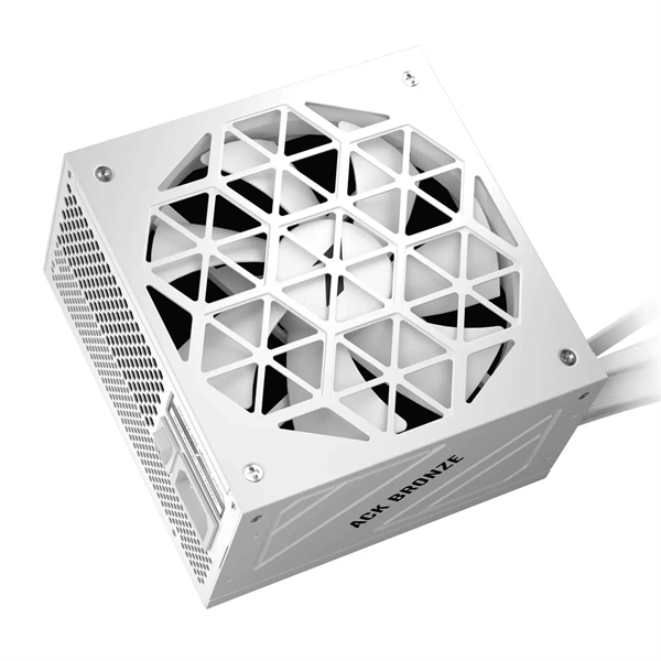 1STPLAYER ACK BRONZE 750W White / ATX 3.1, PCIe 5.1, APFC, 80 PLUS Bronze, Double Forward, full Teapo caps, 140mm fan, non-modular / HA-750AA2-WH