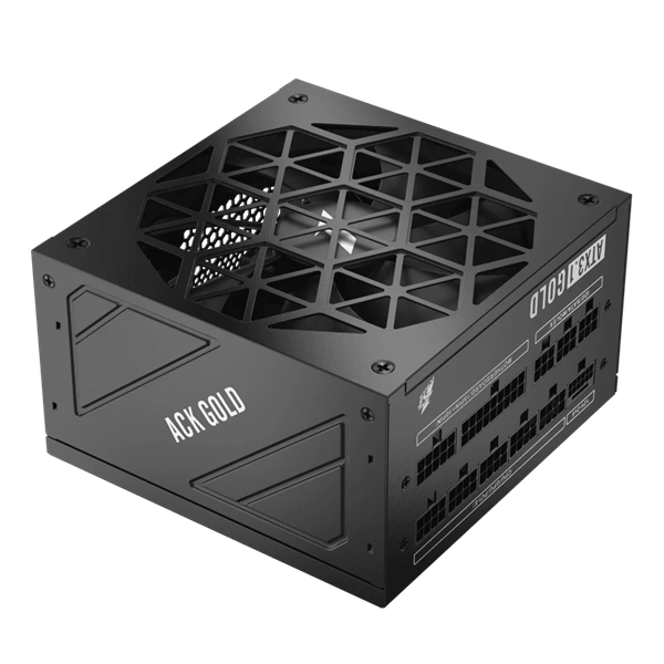 1STPLAYER ACK GOLD 750W Black / ATX 3.1, PCle 5.1, APFC, 80 PLUS Gold, LLC+DC-DC, full Teapo caps, 140mm fan, full modular / HA-750BA2-BK