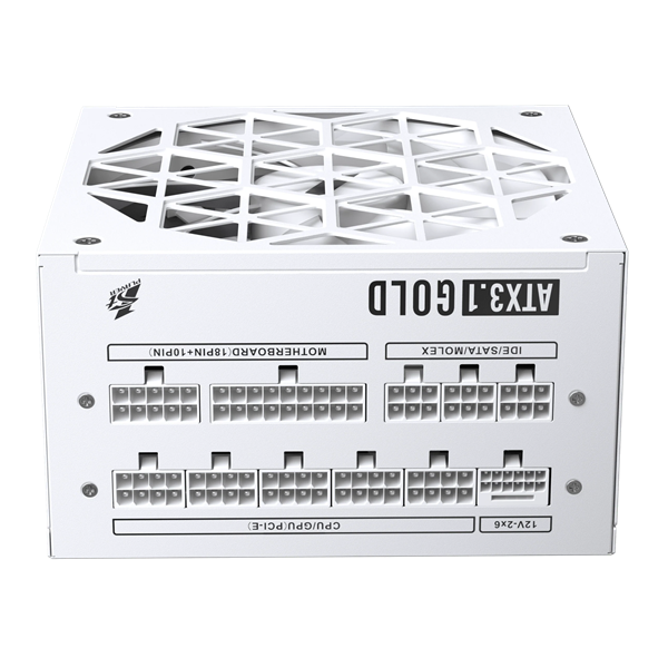 1STPLAYER ACK GOLD 750W White / ATX 3.1, PCle 5.1, APFC, 80 PLUS Gold, LLC+DC-DC, full Teapo caps, 140mm fan, full modular / HA-750BA2-WH