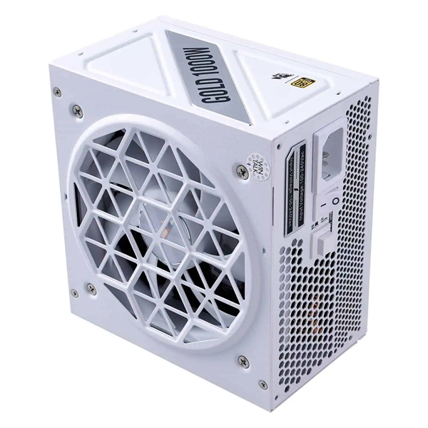 1STPLAYER NGDP GOLD 1000W White / ATX 3.1, APFC, 80 PLUS Gold, LLC+DC-DC, full Japan solid-state caps, 120mm fan, full modular / HA-1000BA4-WH