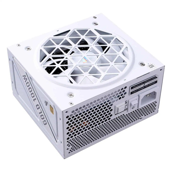 1STPLAYER NGDP GOLD 1000W White / ATX 3.1, APFC, 80 PLUS Gold, LLC+DC-DC, full Japan solid-state caps, 120mm fan, full modular / HA-1000BA4-WH