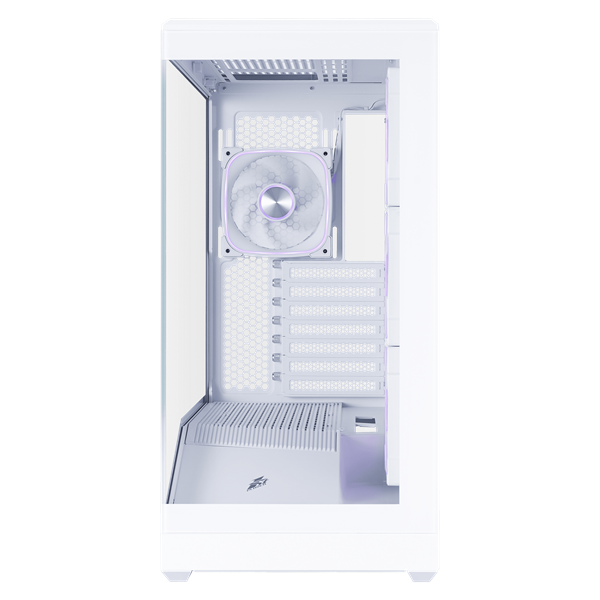 1STPLAYER GM7 ARGB White / ATX / 4x120mm ARGB fans / GM7-WH-3FN7R-W-1FN7-W