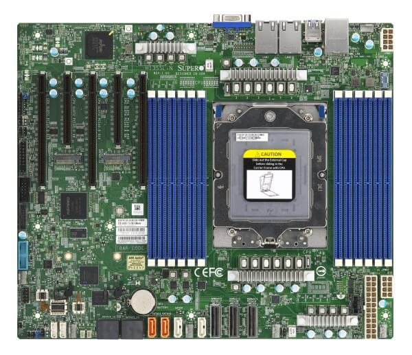 Supermicro Motherboard 1xCPU H13SSL-N 9004/9005 Series /12xDIMM/ 1xGE/ 3xPCIex16, 2xPCIex8/ 2xM.2(PCIe)(ATX)Bulk (следы установки/потёртости) арт. MBD-H13SSL-N-B-NNC-001