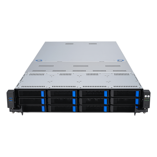 ASUS RS720-E11-RS12U 2U, 2x LGA4677, 32x DDR5(4800), 12x 3,5 (8xNVMe/SAS/SATA+4 NVMe/SATA), 2xM.2 slot 2280, 6x PCIe G5 x8 or 3 x PCIe G5 x16, up to 4 dual-slot GPUs, (Поверхностные следы намокания) арт. 90SF01Z1-M00270-NC3-001