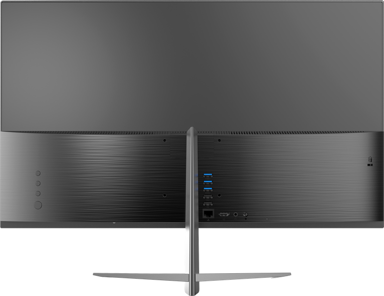IRBIS MB2382 Breeze 23.8" AIO, CPU intel N4020, 23.8" LCD (1920x1080IPS), 8GB + 256GB SATA SSD, AC wifi, brush dark grey, with RJ45, EU adaptor 12V 3A, Win11 Home (Восстановлен) арт. MB2382-NNC-004
