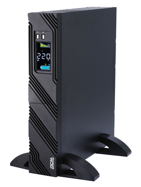 Powercom SMART KING PRO+, Line-Interactive, 3000VA/2400W, Rack/Tower, 8*IEC320-C13+ 1*C19, Serial+USB, SmartSlot (1152579) (незначительное повреждение коробки)