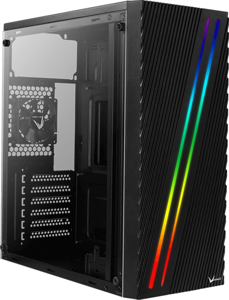 Formula V Line Streak ATX USB3.0x1/USB2.0x2/audio (ex Aerocool) (незначительное повреждение коробки) арт. Streak-A-BK-v1-NC1