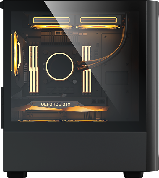 Formula V Line Air Mesh G3 Black, MATX, USB3.0*1, USB2.0*2, REAR 1x120mm (незначительное повреждение коробки) арт. Air Mesh G3 Black-NC1