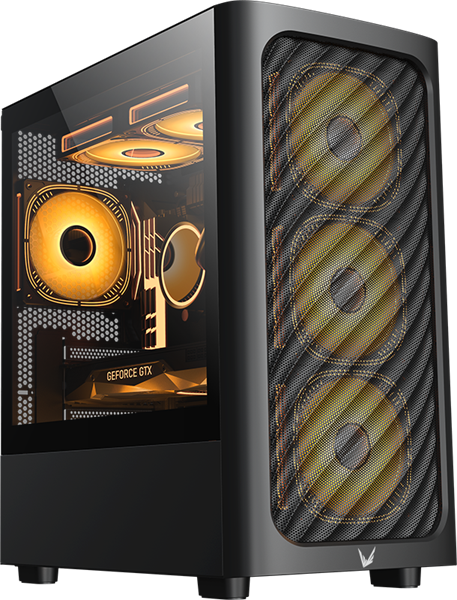 Formula V Line Air Mesh G3 Black, MATX, USB3.0*1, USB2.0*2, REAR 1x120mm (незначительное повреждение коробки) арт. Air Mesh G3 Black-NC1