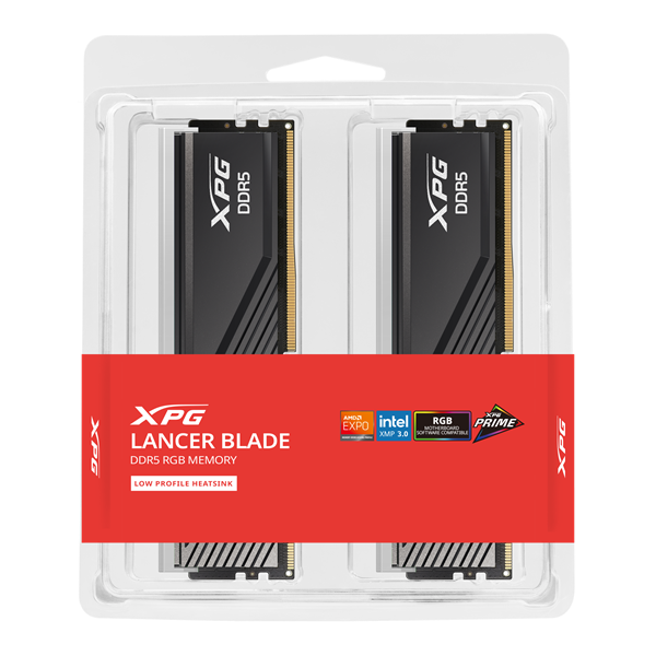 ADATA LANCER BLADE RGB DDR5 DIMM 32GB 6000MHz 2*16GB 30-40-40 1.4V BLACK DUAL TRAY (После тестирования, в комплекте 1 модуль памяти) арт. AX5U6000C3016G-DTLABRBK-NNC-001