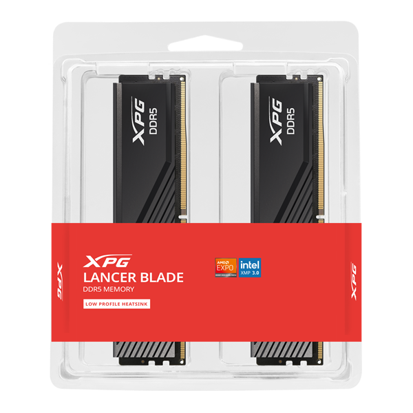 ADATA LANCER BLADE DDR5 DIMM 32GB 5600MHz 2*16GB 46-45-45 1.1V BLACK DUAL TRAY (После тестирования, в комплекте 1 модуль памяти) арт. AX5U5600C4616G-DTLABBK-NNC-001