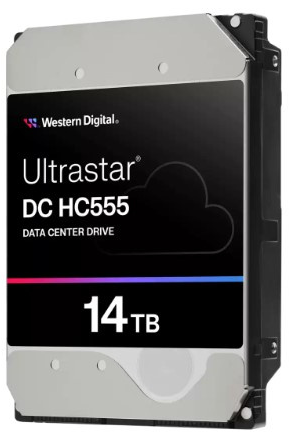 Western Digital Ultrastar DC HС555 HDD 3.5" SAS 14TB, 7200 rpm, 512MB buffer, 512e/4kN, 1 year арт. WUH722014CL5204