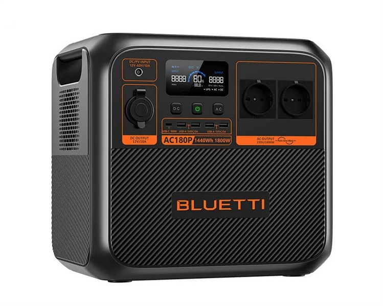 Bluetti Premium AC180P Portable Power Station, 1800W/1440Wh, LiFePO4 арт. P-AC180P-EU-GY-BL-010