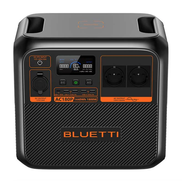 Bluetti Premium AC180P Portable Power Station, 1800W/1440Wh, LiFePO4 арт. P-AC180P-EU-GY-BL-010