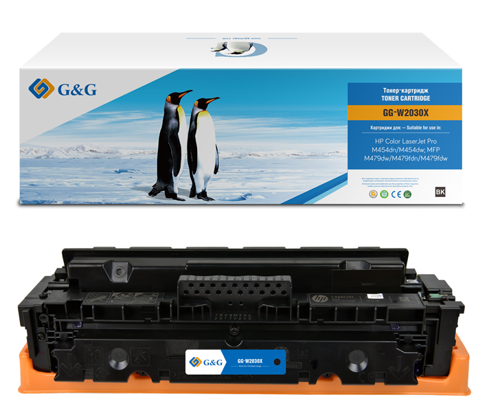 G&G GG-W2030X 415X черный (7500стр.) для HP LJ M454/MFP M479 (существенное повреждение коробки)