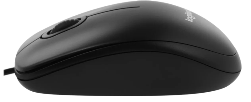 Logitech B100 Optical Mouse, USB, 1000dpi, Black, CN, [910-006605/910-003357] (незначительное повреждение коробки) арт. 910-006605-NC1