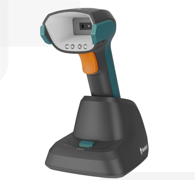 Newland NLS-NVH220B B wireless Handheld scan. Industry. 2D/MP. Laser aiming, Red/White /blue LEDs. multi-interface. vibr. IP64 drop: 1.8m. incl.: docking station and USB cable арт. NLS-NVH220B-V2-XD