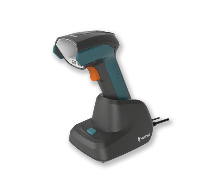 Newland NLS-NVH220B B wireless Handheld scan. Industry. 2D/MP. Laser aiming, Red/White /blue LEDs. multi-interface. vibr. IP64 drop: 1.8m. incl.: docking station and USB cable арт. NLS-NVH220B-V2-XD