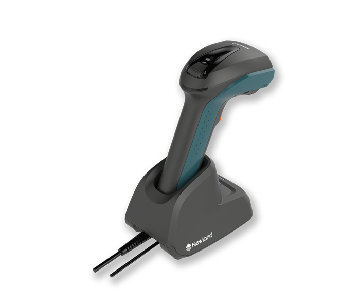 Newland NLS-NVH220B B wireless Handheld scan. Industry. 2D/MP. Laser aiming, Red/White /blue LEDs. multi-interface. vibr. IP64 drop: 1.8m. incl.: docking station and USB cable арт. NLS-NVH220B-V2-XD