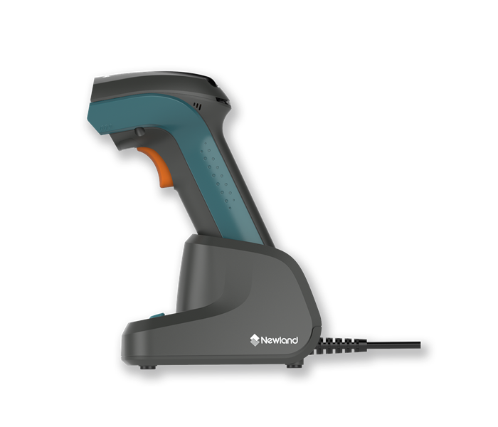 Newland NLS-NVH220B B wireless Handheld scan. Industry. 2D/MP. Laser aiming, Red/White /blue LEDs. multi-interface. vibr. IP64 drop: 1.8m. incl.: docking station and USB cable арт. NLS-NVH220B-V2-XD
