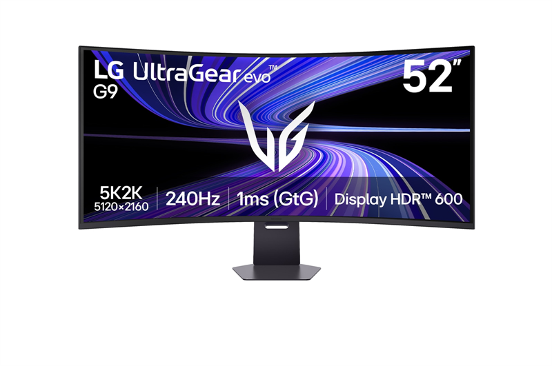 LG 52" 52G930B-B, 5120x2160, VA, 240Hz, HDMIx2+DP+USB,HAS Pivot Swivel, black Ex.