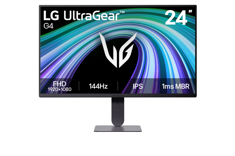 23,8" LG 24G414B-B, IPS, 1920x1080, 5ms , 250cd, 144Hz, HDMI+DP+SPK 2W, HAS black, Ex