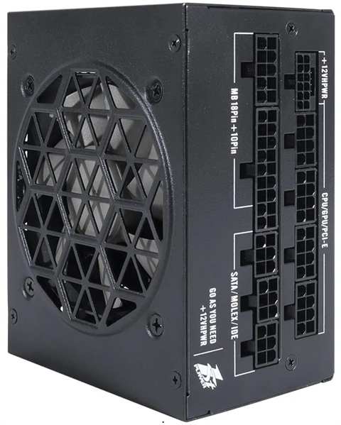 1STPLAYER SFX 850W GOLD Black / SFX, APFC, 80 PLUS Gold, LLC+DC-DC, full Japan solid-state caps, 80mm fan, full modular / PS-850SFX