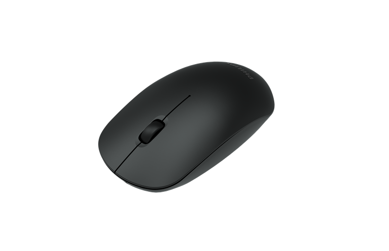 Philips Беспроводная Мышь SPK7315, 2,4 GHz , 3 кноп., 1600dpi, бесшумная, Чёрный (после тестирования) арт. SPK7315B/60-AFTER_DEMO