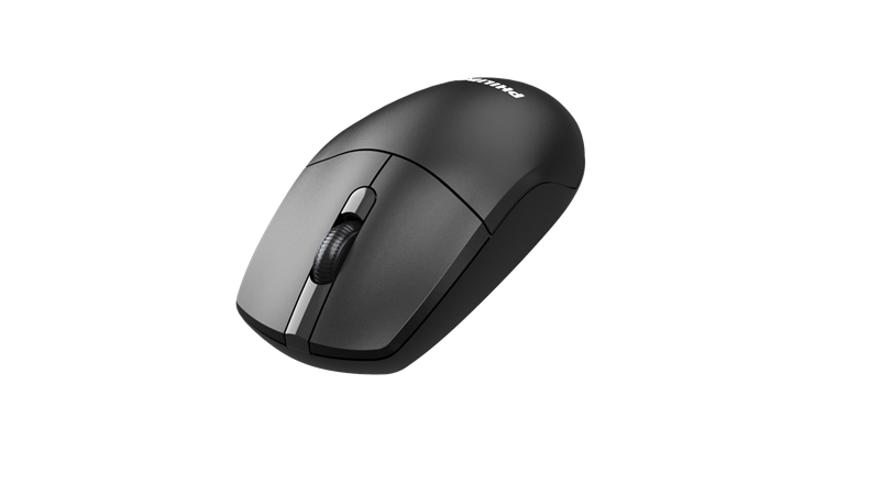 Philips Беспроводная Мышь SPK7347 2,4 GHz , 3 кноп., 1600dpi, Чёрный (после тестирования) арт. SPK7347B/60-AFTER_DEMO
