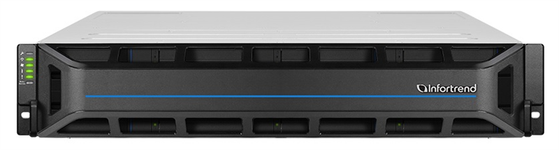Infortrend EonStor GS 2000 2U/12bay Dual controller, 2x12Gb/s SAS,8x1G +4x host board,4x4GB,2x(PSU+FAN),2x(SuperCap.+Flash),12xdrive trays and 1xRM kit (GS 2012RCF-D) (prev GS201 (после тестирования) арт. GS2012R0C0F0D-8U32-AFTER_DEMO