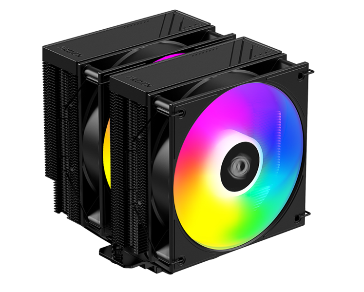 ID-COOLING FROZN A620 PRO XE ARGB BLACK LGA1954/1851/1700/1200/115X/AM5/AM4 (8шт/кор, TDP 260W, PWM, черный, 6 тепл.трубок + медная база, DUAL ARGB FAN 120mm) RET