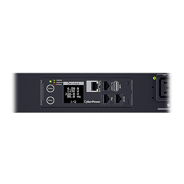 CyberPower PDU PDU81405 Switched Metered-by-Outlet, 0U type, 32Amp, plug IEC 309 32A, (21) IEC 320 C13 (3) IEC 320 C19 (после тестирования)