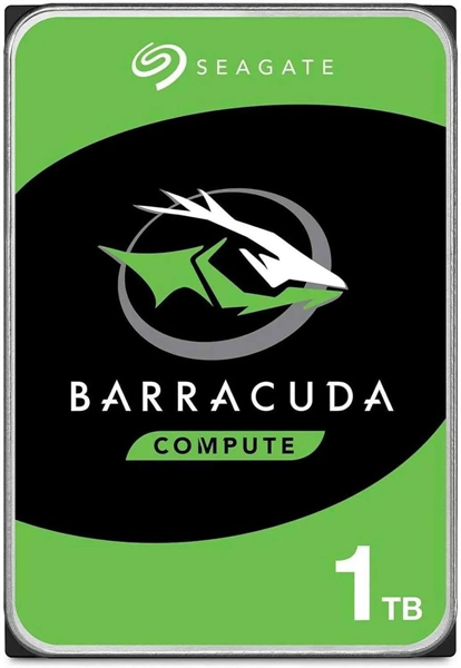Seagate Barracuda HDD SATA 1Tb, 7200 rpm, 256Mb buffer, 512e/4kn, SMR, ST1000DM014, 1 year, (analog ST1000DM010) (следы установки.) арт. ST1000DM014-NNC-002