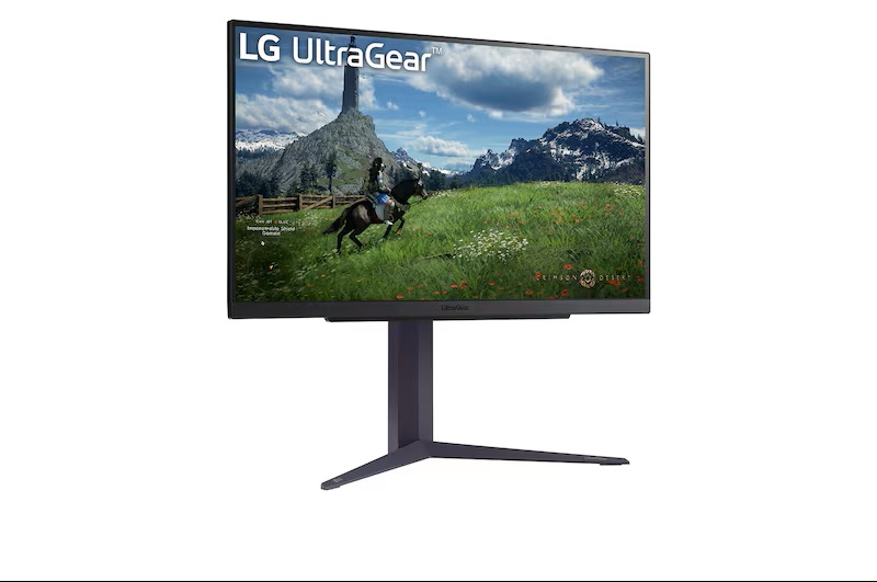 27 LG 27GS85Q-B, IPS, 2560x1440, 1ms, 400cd, 180Hz, HDMIx2+ DP+ USB Hub, HAS Pivot Swivel, black, Ex (незначительное повреждение коробки) арт. 27GS85Q-B.ARUZ-NC1
