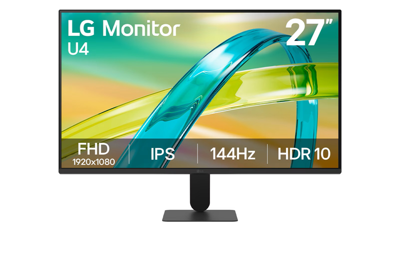 27 " LG 27U411B-B, IPS, 1920x1080, 5ms , 250cd, 144Hz, HDMI, black, Ex (существенное повреждение коробки) арт. 27U411B-B-NC2
