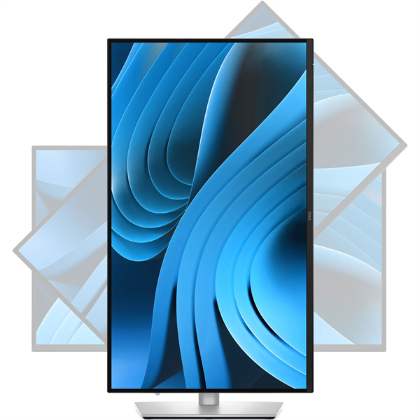 Dell 27" P2725QE S/BK ( IPS; 16:9; 350cd/m2; 1500:1; 5ms; 3840x2160x100Hz; DP; HDMI; USB-C; USB-C(90W); 3xUSB; RJ45; Tilt; Swiv; HAS; Pivot;VESA) (после СЦ, потертости, следы эксплуатации) Dell Technologies арт. P2725QE-NNC-001
