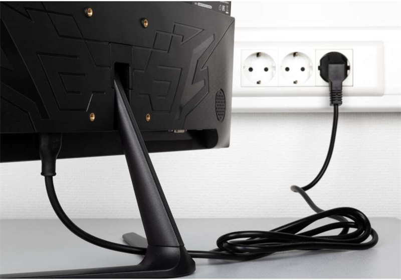 21.5'' IRBIS GROOVYVIEW 22 LED Monitor 1920x1080, 16:9, VA, 250 cd/m2, 3000:1, 3ms, 178°/178°, VGA, HDMI, Audio output, 100Hz, Tilt, VESA 75х75, внутр. бп, Black (незначительное повреждение коробки) арт. IGV22FV01-NC1
