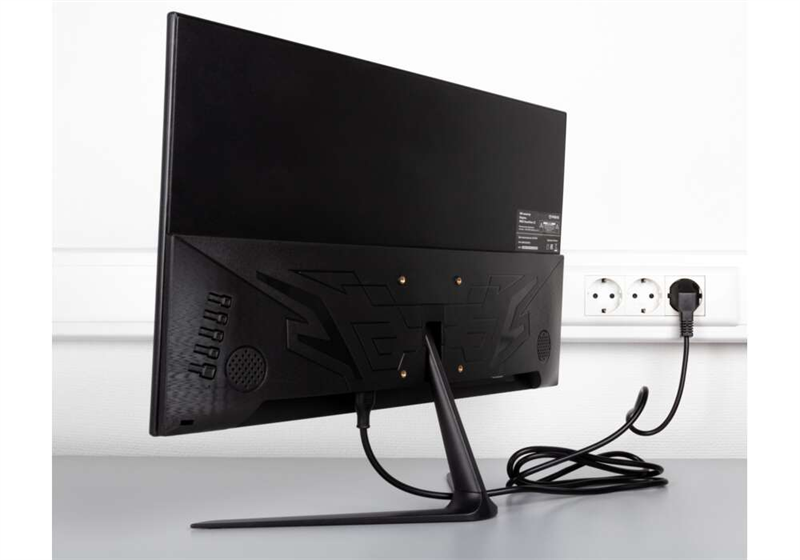 21.5'' IRBIS GROOVYVIEW 22 LED Monitor 1920x1080, 16:9, VA, 250 cd/m2, 3000:1, 3ms, 178°/178°, VGA, HDMI, Audio output, 100Hz, Tilt, VESA 75х75, внутр. бп, Black 1y (China) (следы намокания) арт. IGV22FV01-NC3-001