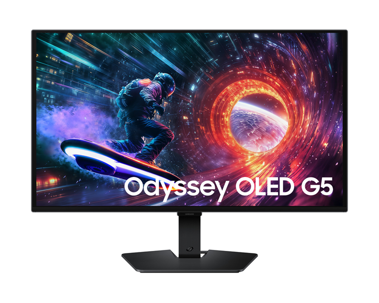 Samsung 27" Odyssey OLED G5 G50SF S27FG502SI OLED 16:9 2560x1440x180Hz 0,03ms 200cd 1M:1 178/178 1млрд HDMI DP Tilt Swiv БП внешн VESA Black (незначительное повреждение коробки) арт. LS27FG502SIXCI-NC1