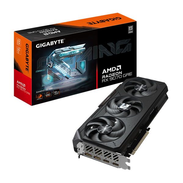 GIGABYTE RX9070GRE GAMING OC 12GB//RX9070GRE, DP*2, HDMI*2, 12, D6 арт. GV-R907GREGAMING OC-12GD